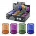 ErichKrause Ferro Container Plus Expositor con 12 Sacapuntas con Contenedor - Metalico - 2 Orificios de 8 y 11mm - Cuchilla Niquelada de Acero al Carbono - Colores Surtidos