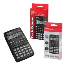 ErichKrause SC-910 Classic Calculadora Cientifica - Pantalla LCD de 10 Digitos - 56 Funciones - Apagado Automatico - Color Negro