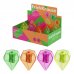 ErichKrause Diamond Neon Expositor con 12 Sacapuntas con Contenedor - Plastico - Cuchilla Niquelada de Acero al Carbono - Orificio de 8mm - Colores Surtidos