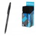 ErichKrause R-301 Stick Original Boligrafo con Capuchon - Punta de 1.0mm - Cuerpo Transparente - Trazo 0.5mm - Tinta de Secado Rapido - Tapa Ventilada - Color Negro (50 uds)