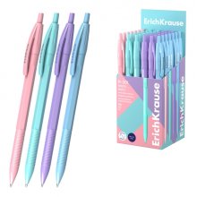 ErichKrause R-301 Matic Pastel Boligrafo Retractil - Modelos Surtidos - Trazo 0.35mm - Color Azul (50 uds)