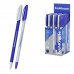 ErichKrause Neo Stick Metallic Boligrafo con Capuchon - Modelos Surtidos - Trazo 0.26mm - Tinta de Baja Viscosidad - Tapa Ventilada - Color Azul (50 uds)