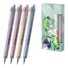 ErichKrause Essential Matic Manga Boligrafo Retractil - Modelos Surtidos - Trazo 0.28mm - Color Azul (12 uds) ErichKrause Essential Matic Manga Boligrafo Retractil - Modelos Surtidos - Trazo 0.28mm - Color Azul (12 uds)