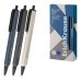 ErichKrause Severe Matic Classic Boligrafo con Capuchon - Modelos Surtidos - Trazo 0.28mm - Color Azul (12 uds)