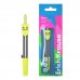 ErichKrause Neon Compas Escolar - Cuerpo Metalico - 120mm de Longitud - Radio Maximo de 180mm - Bolsa de Polietileno - Color Amarillo