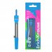 ErichKrause Neon Compas Escolar - Cuerpo Metalico - 120mm de Longitud - Radio Maximo de 180mm - Bolsa de Polietileno - Color Azul