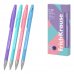 ErichKrause R-301 Gel Stick Pastel Boligrafo con Capuchon - Modelos Surtidos - Trazo 0.4mm - Tinta de Gel - Resistente al Agua - Secado Rapido - Tapa Ventilada - Color Azul (12 uds)