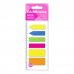 ErichKrause Neon Pack de 6 Blocs de 25 Marcadores de Pagina - Reposicionables - Plastico - 12x45mm - Colores Surtidos