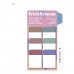 ErichKrause Manga Pack de 6 Blocs de 10 Marcadores de Pagina - Reposicionables - Plastico - 25X38mm - Colores Surtidos