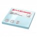 ErichKrause Bloc de 100 Notas Adhesivas Reposicionables - Papel de 75g/m2 - 75x75mm - Pegamento a Base de Agua - Color Azul (12 uds)