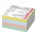ErichKrause Bloc de 400 Notas Adhesivas Reposicionables - Papel de 75g/m2 - 75x75mm - Pegamento a Base de Agua - Colores Surtidos (6 uds)