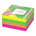 ErichKrause Neon Bloc de 400 Notas Adhesivas Reposicionables - Papel de 75g/m2 - 75x75mm - Pegamento a Base de Agua - Colores Surtidos (6 uds)