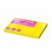 ErichKrause Neon Bloc de 100 Notas Adhesivas Reposicionables - Papel de 75g/m2 - 75x100mm - Pegamento a Base de Agua - Color Amarillo (12 uds)