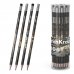 ErichKrause Big City Cats Lapiz de Grafito con Goma de Borrar - Mina HB - Cuerpo Triangular - Agarre Ergonomico - Colores Surtidos (42 uds)