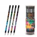ErichKrause Dino Art Lapiz de Grafito - Mina HB - Cuerpo Triangular - Colores Surtidos (42 uds)