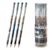 ErichKrause Magic Pet Lapiz de Grafito con Goma de Borrar - Mina HB - Cuerpo Redondo - Plastico - Colores Surtidos (42 uds)