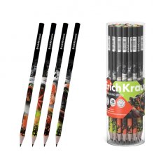 ErichKrause Adrenaline Speed Lapiz de Grafito - Mina HB de 2.2mm - Cuerpo Redondo - Plastico - Colores Surtidos (42 uds)