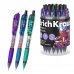 ErichKrause Butterfly Jelly Bear Portaminas - Mina HB de 0.7mm - Goma de Borrar Integrada - Ergonomico - Colores Surtidos (24 uds)