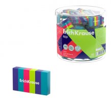ErichKrause Reef Goma de Borrar - Caucho Termoplastico - Hipoalergenico - Libre de PVC - No Deja Residuos - Color Varios (60 uds)