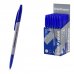 ErichKrause Slender Stick Grey Boligrafo con Capuchon - Punta de Aguja 0.7mm - Cuerpo Opaco Gris - Trazo 0.26mm - Tinta de Baja Viscosidad - Tapa Ventilada - Color Azul (50 uds)