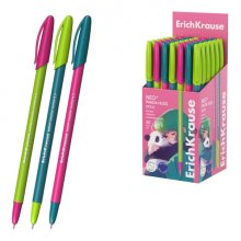 ErichKrause Neo Stick Panda Hugs Boligrafo con Capuchon - Modelos Surtidos - Trazo 0.26mm - Tinta de Baja Viscosidad - Tapa Ventilada - Color Azul (50 uds) ErichKrause Neo Stick Panda Hugs Boligrafo con Capuchon - Modelos Surtidos - Trazo 0.26mm - Tinta de Baja Viscosidad - Tapa Ventilada - Color Azul (50 uds)