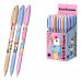 ErichKrause U-108 Stick Yummy Boligrafo con Capuchon - Modelos Surtidos - Trazo 0.3mm - Tinta de Baja Viscosidad - Tapa Ventilada - Color Azul (50 uds)