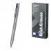 ErichKrause Silverra Matic Classic Boligrafo Retractil - Punta de 0.7mm - Cuerpo Gris - Trazo 0.35mm - Color Azul (12 uds)