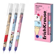 ErichKrause Balance Stick Yummy Boligrafo con Capuchon - Modelos Surtidos - Trazo 0.35mm - Tinta Libre con Regulador de Alimentacion - Color Azul (12 uds) ErichKrause Balance Stick Yummy Boligrafo con Capuchon - Modelos Surtidos - Trazo 0.35mm - Tinta Libre con Regulador de Alimentacion - Color Azul (12 uds)