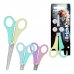 ErichKrause JOY Magic Pet Tijeras de 13.5cm - Puntas Redondeadas - Regla de 5cm en la Hoja - Mangos de Plastico Resistente a Golpes - Acero Inoxidable - Ergonomicas - Colores Surtidos
