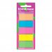 ErichKrause Neon Pack de 5 Blocs de 20 Marcadores de Pagina - Reposicionables - Plastico - 20x45mm - Colores Surtidos