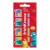 ErichKrause Jolly Friends Pack de 4 Blocs de 20 Marcadores de Pagina - Reposicionables - Papel de 75g/m2 - 25X67mm - Colores Surtidos