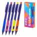 ErichKrause ErgoLine Kids Neon Portaminas - Mina HB de 2.0mm - Sacapuntas Integrado - Ergonomico - Colores Surtidos (12 uds)