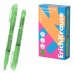 ErichKrause Visioline V-15 Neon Shine Marcador Fluorescente - Punta Biselada - Trazo de 0.6 a 3.5mm - Color Verde (12 uds)