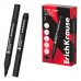 ErichKrause P-170 light Rotulador Permanente - Punta Conica - Trazo de 2.5mm - Resistente al Agua y a la Luz - Multisuperficie - Cuerpo Triangular - Secado Rapido - Color Negro (12 uds)