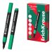 ErichKrause P-170 light Rotulador Permanente - Punta Conica - Trazo de 2.5mm - Resistente al Agua y a la Luz - Multisuperficie - Cuerpo Triangular - Color Verde (12 uds)