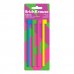 ErichKrause Neon Pack de 4 Blocs de 20 Marcadores de Pagina - Reposicionables - Plastico - 12X130mm - Colores Surtidos