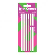 ErichKrause Neon Pack de 8 Blocs de 20 Marcadores de Pagina - Reposicionables - Plastico - 3 Formatos Diferentes - Colores Surtidos