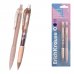 ErichKrause Matic and Grip Pack de Boligrafo Retractil y Portaminas - Punta de 0.7mm - Trazo 0.28mm - Mina HB 0.7mm - Zona de Agarre de Goma - Color Azul