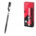 ErichKrause G-Note Stick Classic Boligrafo con Capuchon - Punta de 0.5mm - Trazo 0.4mm - Tinta de Gel - Resistente al Agua - Secado Rapido - Tapa Ventilada - Color Negro (12 uds)