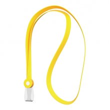 ErichKrause Colgante para Funda de Tarjeta - Silicona - 12mm de Ancho - 40cm de Largo - Color Amarillo ErichKrause Colgante para Funda de Tarjeta - Silicona - 12mm de Ancho - 40cm de Largo - Color Amarillo