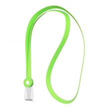ErichKrause Colgante para Funda de Tarjeta - Silicona - 12mm de Ancho - 40cm de Largo - Color Verde ErichKrause Colgante para Funda de Tarjeta - Silicona - 12mm de Ancho - 40cm de Largo - Color Verde