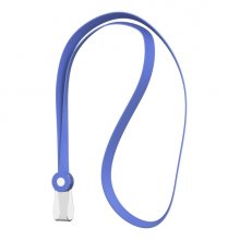 ErichKrause Colgante para Funda de Tarjeta - Silicona - 12mm de Ancho - 40cm de Largo - Color Azul ErichKrause Colgante para Funda de Tarjeta - Silicona - 12mm de Ancho - 40cm de Largo - Color Azul
