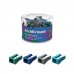 ErichKrause EasySharp Ice Metallic Sacapuntas de Plastico - Cuchilla Niquelada de Acero al Carbono - Orificio de 8mm - Colores Surtidos (60 uds)