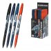 ErichKrause R-301 Stick Techno Dino Boligrafo con Capuchon - Modelos Surtidos - Trazo 0.35mm - Tinta de Secado Rapido - Tapa Ventilada - Color Azul (50 uds)