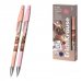 ErichKrause R-301 Magic Gel Stick Frenchie Boligrafo Borrable - Modelos Surtidos - Trazo 0.4mm - Tinta de Gel - Resistente al Agua - Secado Rapido - Color Azul (12 uds)