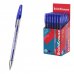 ErichKrause R-301 Gel Stick Classic Boligrafo con Capuchon - Punta de 0.5mm - Trazo 0.4mm - Tinta de Gel - Resistente al Agua - Secado Rapido - Color Azul (50 uds)