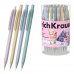 ErichKrause Tropic Milky Portaminas - Mina HB de 0.5mm - Goma de Borrar Integrada - Ergonomico - Colores Surtidos (24 uds)