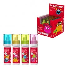 ErichKrause Jolly Friends Expositor con 16 Botellas de Cola Blanca PVA - 35ml - No Toxico - Facil de Lavar con Agua - sin Disolventes - Multisuperficie - Color Blanco