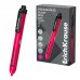 ErichKrause Visioline RV-70 Clicky Neon Marcador Fluorescente - Retractil - Punta Biselada - Trazo de 1.0mm a 3.5mm - Color Rosa (12 uds)