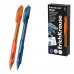 ErichKrause ErgoLine Magic Stick and Grip Techno Dino Boligrafo Borrable - Modelos Surtidos - Trazo 0.4mm - Tinta de Gel - Resistente al Agua - Zona de Agarre de Goma - Color Azul (10 uds)